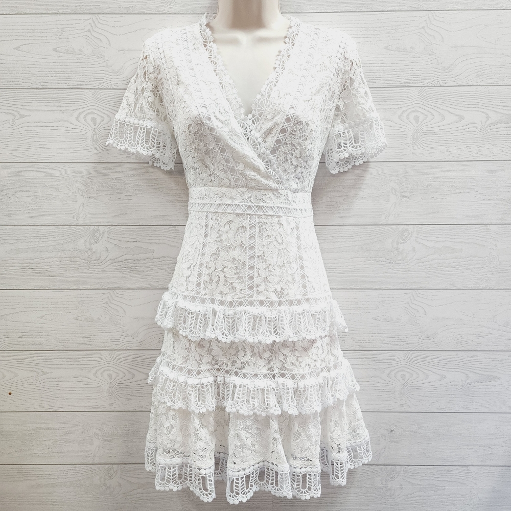 French Connection Lace Cocktail Dress